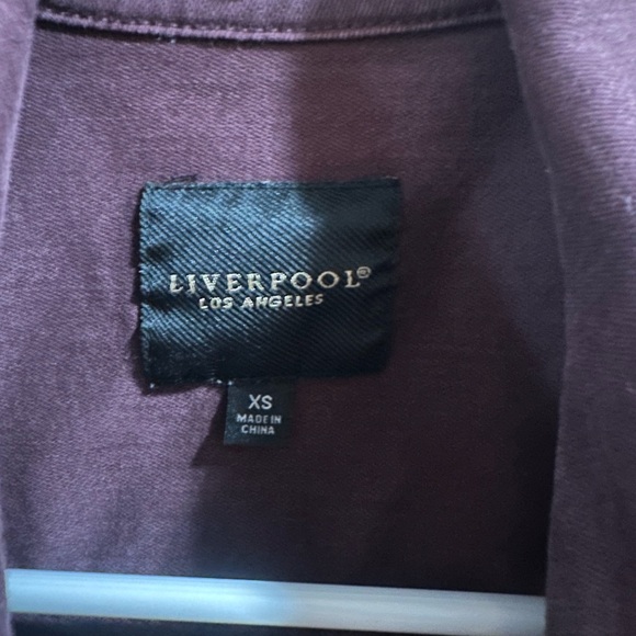 Liverpool Women's Purple Jean Jacket - Picture 2 of 6